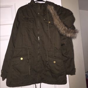 Dark green jacket